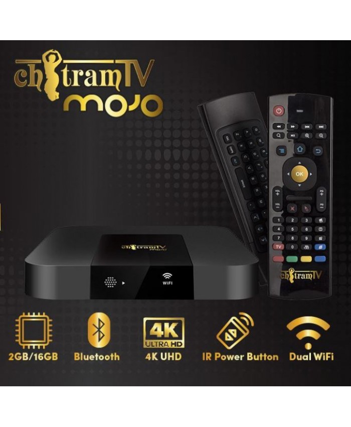 Chitram TV Mojo Box + 18 MONTHS Subscription Plan